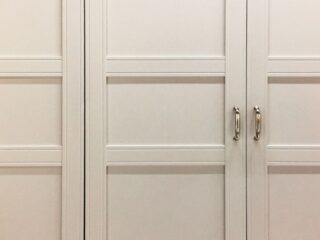 black sliding closet doors