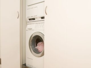alternative to bi-fold doors for laundry closet