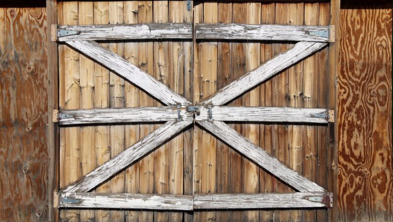 double barn closet doors