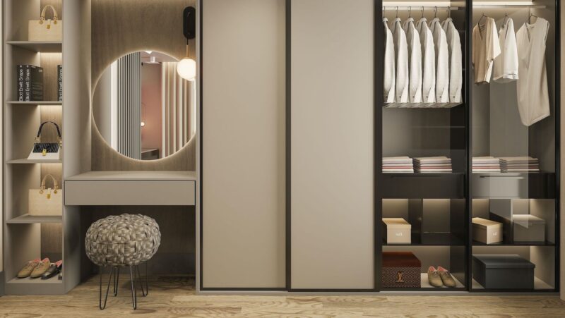 closet organizer sliding doors