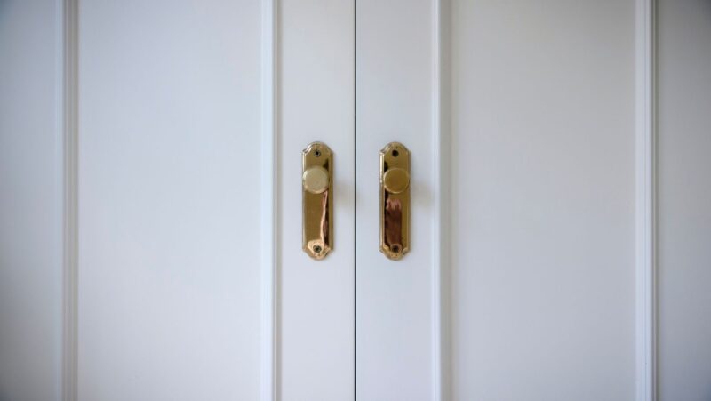 white closet doors