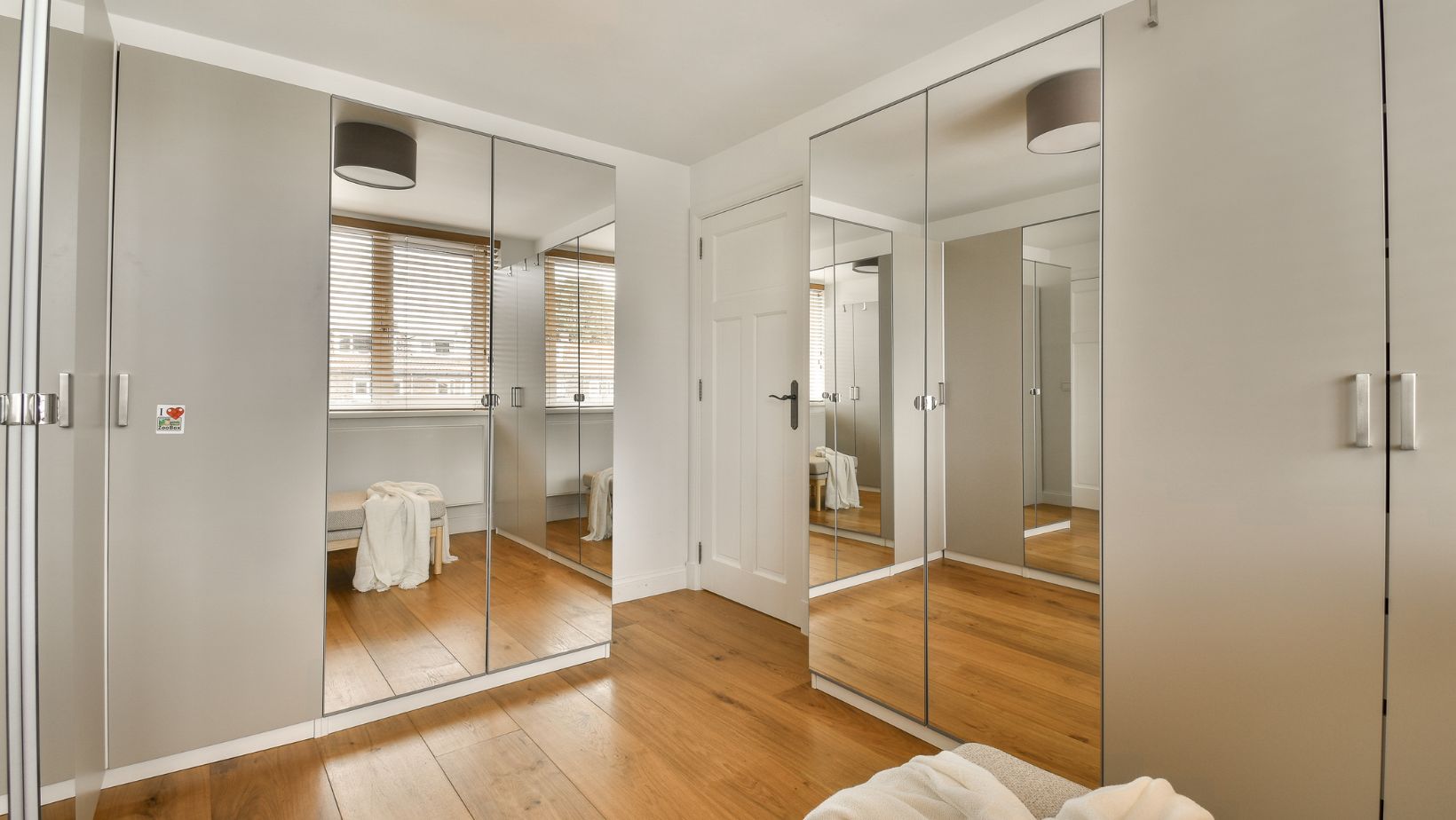 how to install mirrored closet doors