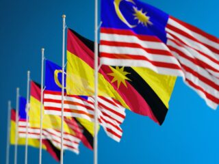 bendera malaysia 55 tahun yang lalu
