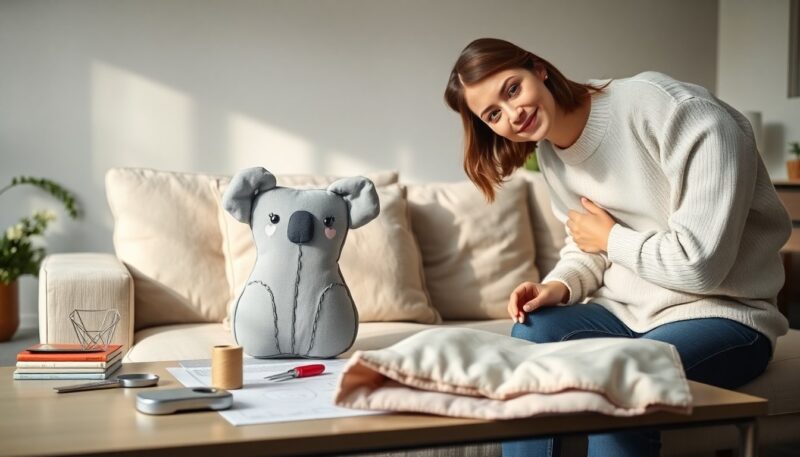 diy taciturn koala balloon pillow homehearted